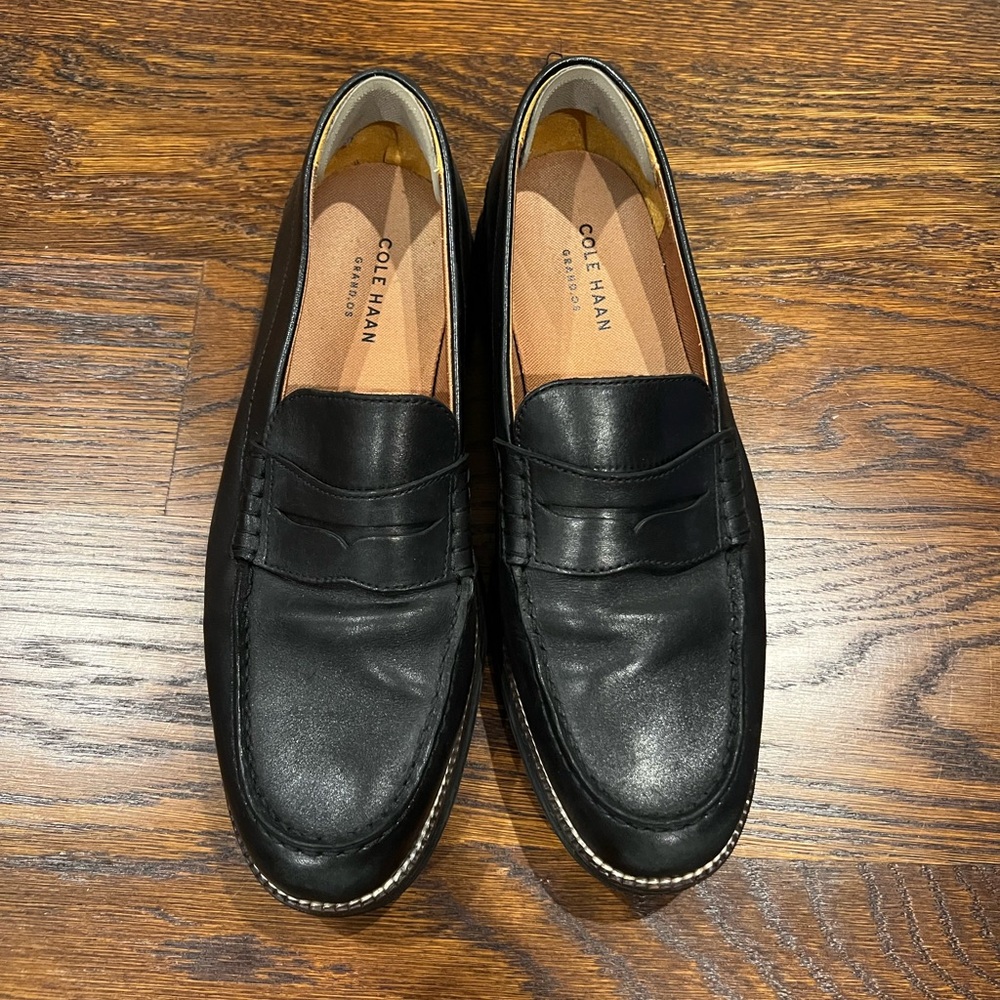 Cole Haan Classic Black Leather Loafers
